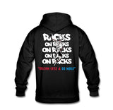 Dream Less & Do More Black Hoodie