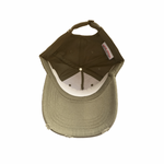 W21 Khaki Distressed Cap