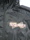 Taped Collection Black Windbreaker